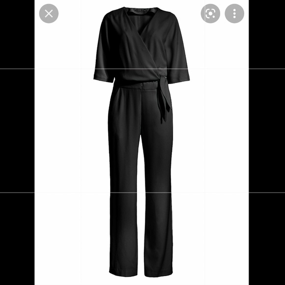 Trina Turk KAI Black Tie-Waist Jumpsuit - Picture 8 of 14